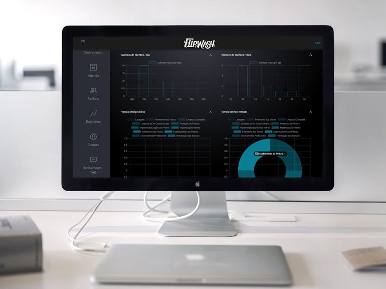 FlipWash - Sistema web